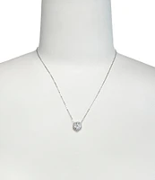 Nadri Round Cubic Zirconia Pendant Necklace