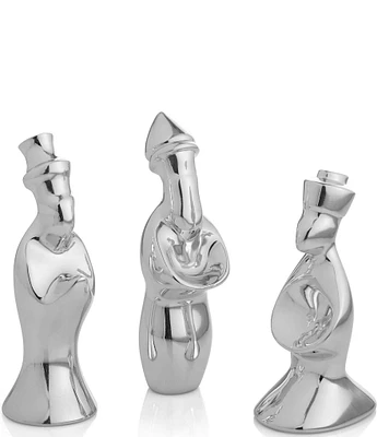 Nambe Miniature Nativity - Three Wise Men Figurine Set