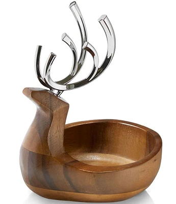 Nambe Reindeer Candy Dish