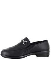 Naot Bentu Leather Bit Buckle Loafers