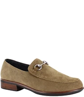 Naot Bentu Suede Bit Buckle Loafers