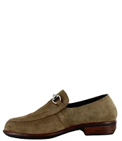 Naot Bentu Suede Bit Buckle Loafers