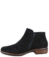 Naot Nefasi-Aura Nubuck Suede Brogue Booties