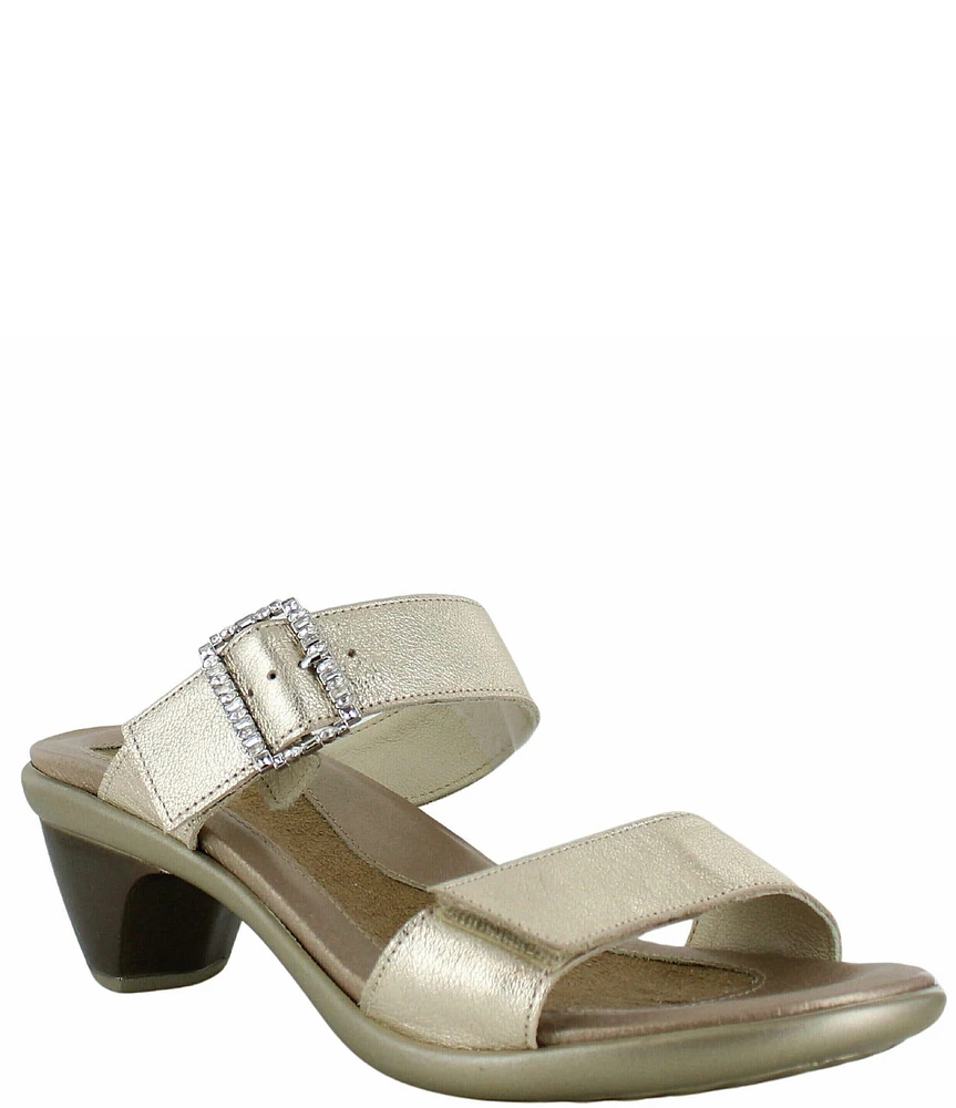 Naot Recent Buckle Banded Slide Sandals