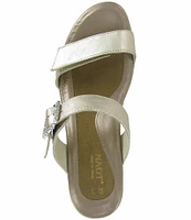 Naot Recent Buckle Banded Slide Sandals