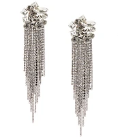 Natasha Accessories Bouquet Fringe Drop Earrings