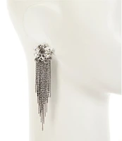 Natasha Accessories Bouquet Fringe Drop Earrings