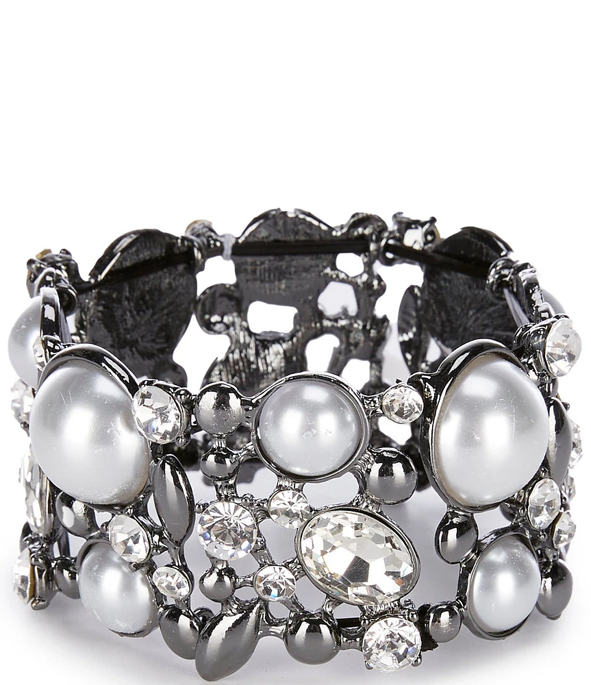 Natasha Accessories Deb Fav Cuff Bracelet