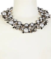 Natasha Accessories Deb Fav Detailed Collar Necklace