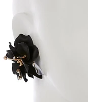 Natasha Accessories XL Petal Flower Drop Earrings