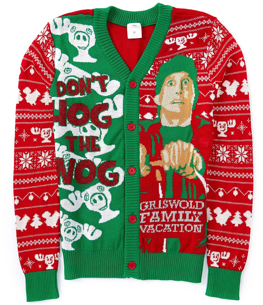 National Lampoon's Christmas Vacation Long Sleeve Don't Hog The Nog Cardigan