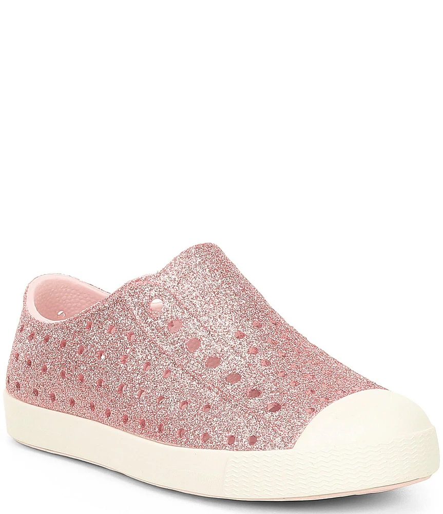 Native Shoes Girls' Jefferson Bling Glitter Slip-On Sneakers (Infant)