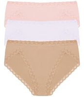 Natori Bliss Stretch French-Cut Brief Panty 3-Pack