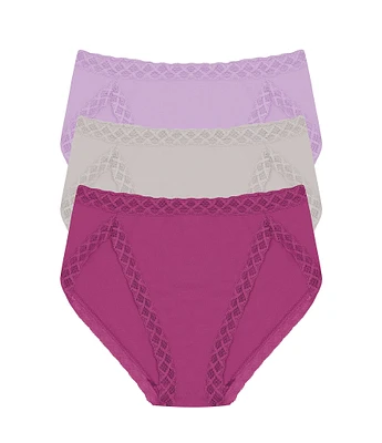 Natori Bliss Stretch French-Cut Brief Panty 3-Pack