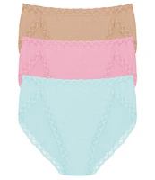 Natori Bliss Stretch French-Cut Brief Panty 3-Pack