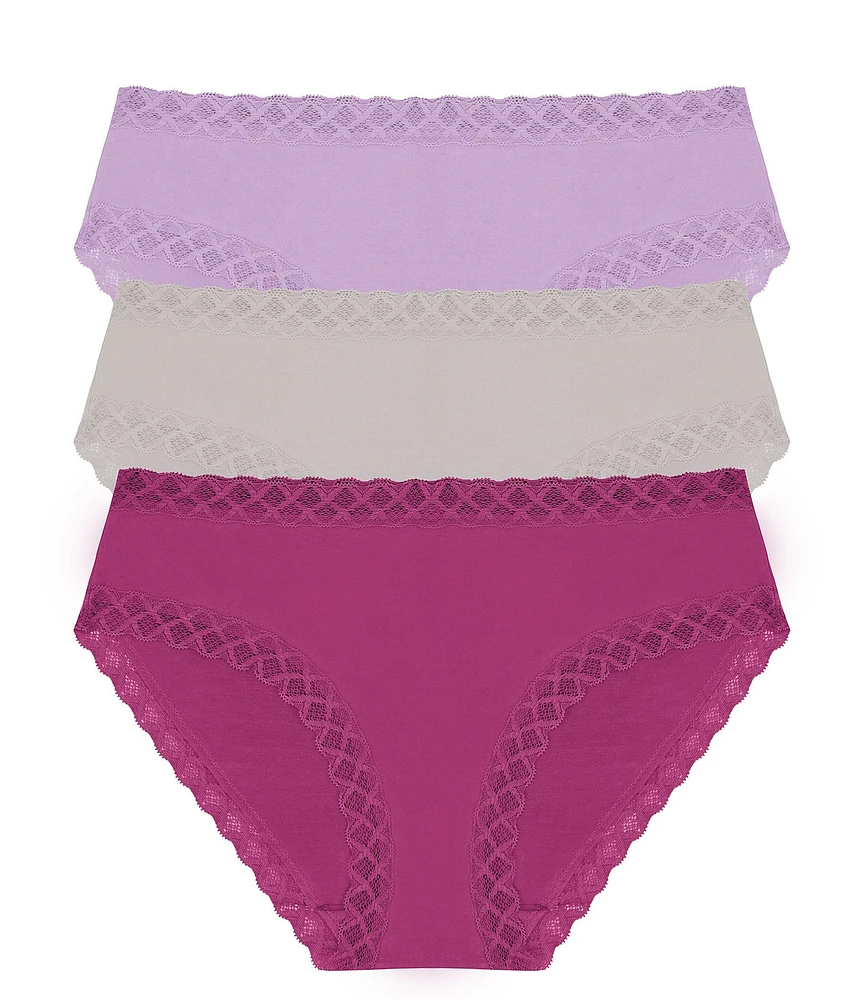 Natori Bliss Girl Lace Trim Brief Panty -Pack