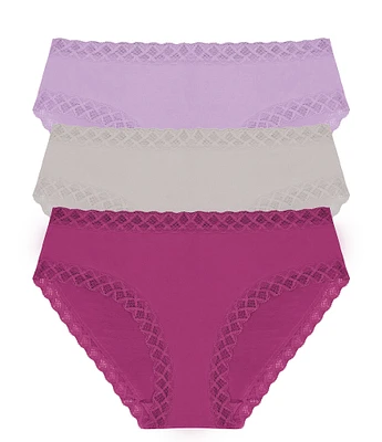 Natori Bliss Girl Lace Trim Brief Panty -Pack