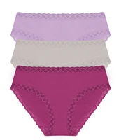 Natori Bliss Girl Lace Trim Brief Panty -Pack