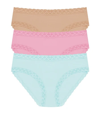 Natori Bliss Girl Lace Trim Brief Panty -Pack
