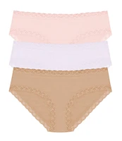 Natori Bliss Girl Lace Trim Brief Panty -Pack