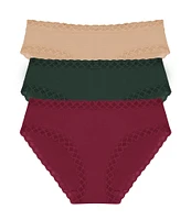 Natori Bliss Girl Lace Trim Brief Panty -Pack