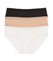 Natori Bliss Girl Lace Trim Brief Panty -Pack