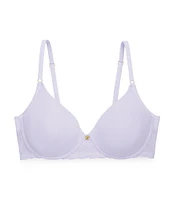 Natori Bliss Perfection Contour Underwire Lace Trim T-Shirt Bra