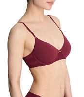 Natori Bliss Perfection Contour Underwire Lace Trim T-Shirt Bra