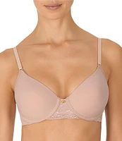 Natori Bliss Perfection Contour Underwire Lace Trim T-Shirt Bra