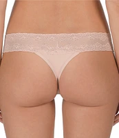 Natori Bliss Perfection Lace Trim Thong 3-Pack