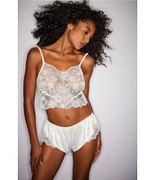 Natori Chantilly Lace Sleeveless V-Neck Coordinating Lingerie Top