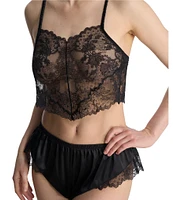 Natori Chantilly Lace Sleeveless V-Neck Coordinating Lingerie Top