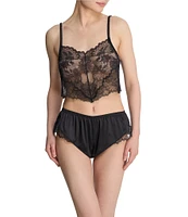 Natori Chantilly Lace Sleeveless V-Neck Coordinating Lingerie Top