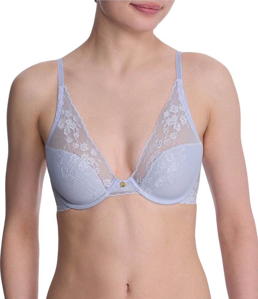Natori Cherry Blossom Convertible Contour Underwire Bra