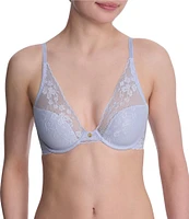Natori Cherry Blossom Convertible Contour Underwire Bra