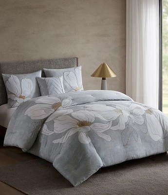 Natori Dreamscape Large-Scale Floral Print Oversized Comforter Set