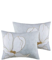 Natori Dreamscape Large-Scale Floral Print Oversized Comforter Set