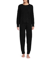 Natori Edit Sweater Knit Drawstring Tie Coordinating Lounge Jogger