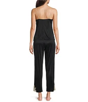 Natori Enchant Knit Sleeveless V-Neck Lace Pajama Set