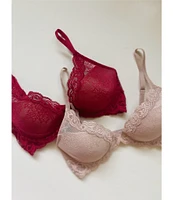 Natori Feathers Contour Dramatic Plunge T-Shirt Bra