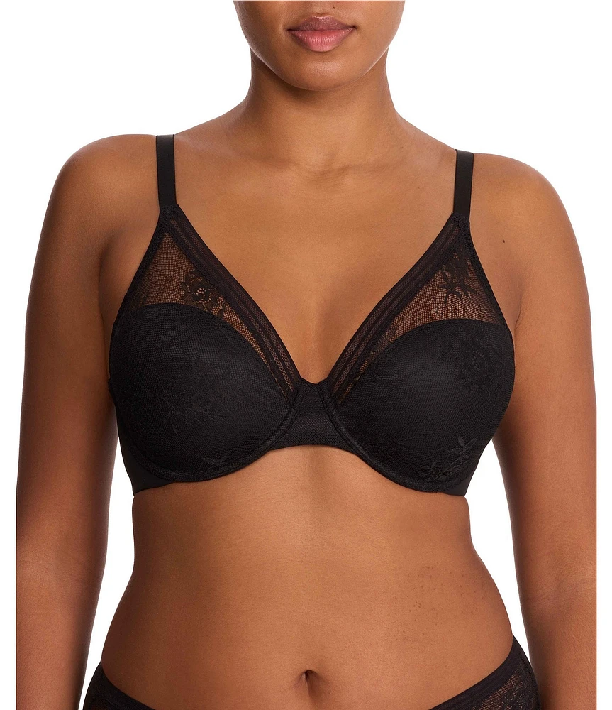 Natori Love Lace Full Coverage Plunge T-shirt Bra