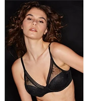 Natori Love Lace Full Coverage Plunge T-shirt Bra