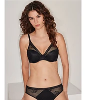 Natori Love Lace Full Coverage Plunge T-shirt Bra