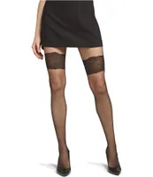 Natori Luxe Lace Back Seam Tights