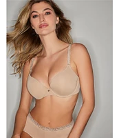 Natori Pure Luxe Push-Up Underwire Bra