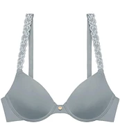 Natori Pure Luxe Seamless Full-Busted Underwire U-Back Contour T-Shirt Bra