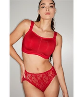 Natori Yogi Seamless Convertible U-Back to Racerback Full-Busted Contour Underwire Sports Bra