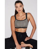 Natori Yogi Seamless Convertible U-Back to Racerback Full-Busted Contour Underwire Sports Bra