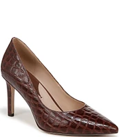 Naturalizer 27 Edit Adele Crocodile Leather Pumps