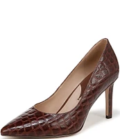 Naturalizer 27 Edit Adele Crocodile Leather Pumps